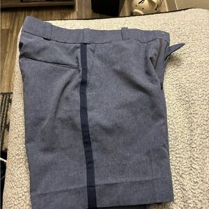 Blue Trousers with Navy Stripe